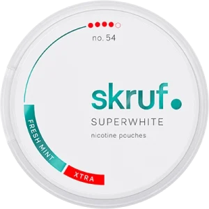 Skruf Superwhite no.54 Fresh Mint Xtra Strong